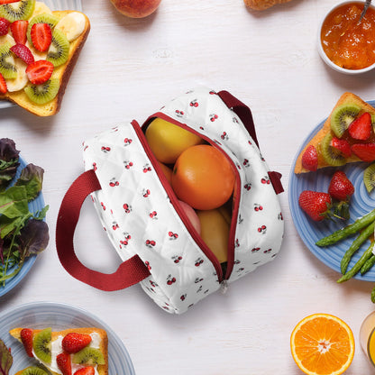 7L Portable Lunch Bags Thermal Insulation Lunch Box With Double Zipper Lunch Storage Bag Large Capacity School Picnic Handbag