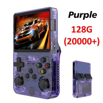 R36S Retro Handheld Video Game Console Linux System 3.5 Inch IPS Screen R35s Pro Portable Pocket Video Player Games 64G/128G