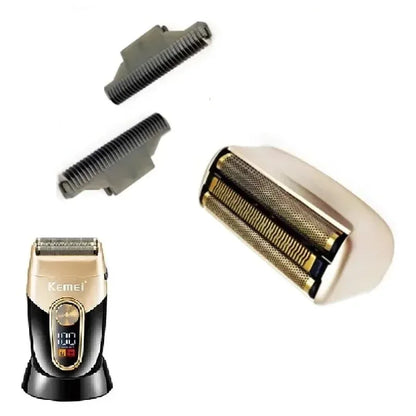 Original Replacement Blade Foil & Cutter Head Fit For Kemei KM-3209 Electric Shaver Net Shaving Razor Parts Accessories