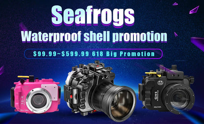 Seafrogs Scuba Diving Camera Case Cover For Olympus TG 7 TG 5 TG 6 Underwater Photography Equipment Waterproof Camera Housing 60