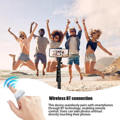 Blue-tooth Remote Control Scrolling E-book Page Turner For Tik-tok Video Remote Control Selfie Stick Camera Controller