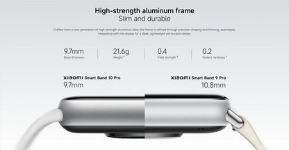 Global Version Xiaomi Smart Band 10 Pro 1.74'' AMOLED Bluetooth Smartwatch GPS Health Monitoring Fitness Tracker Miband Bracelet