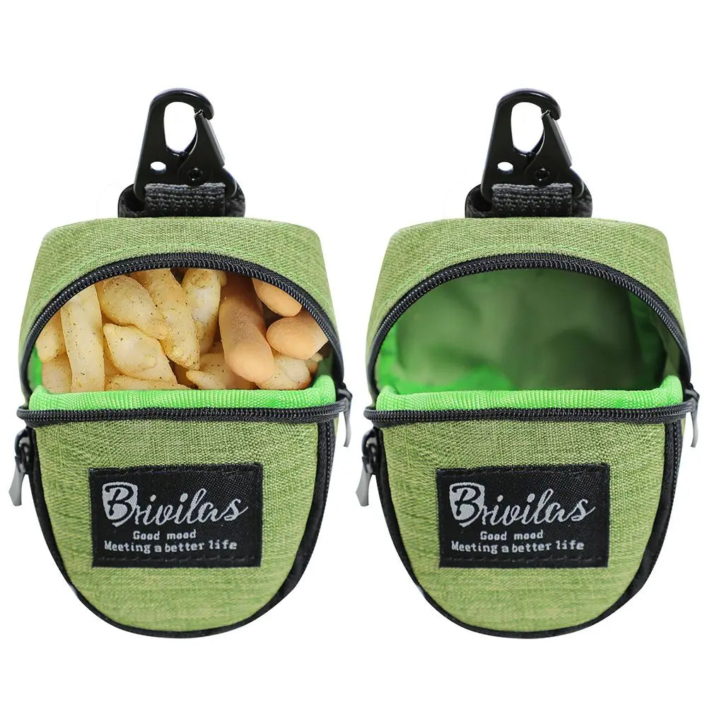 Portable Dog Training Treat Bag Outdoor Pet Dog Treat Pouch Puppy Snack Reward Waist Bag Dog Poop Bag Dog Carriers Bags