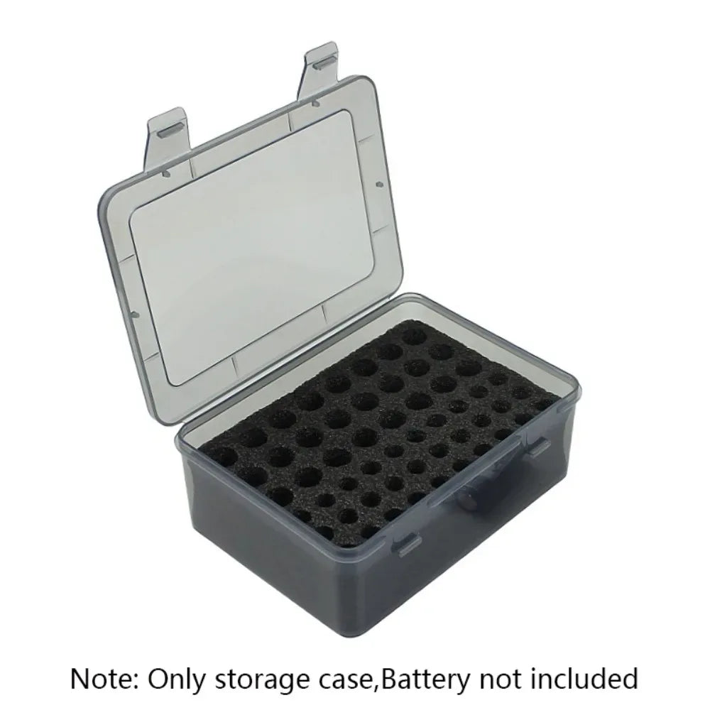 Battery Storage Organizer Holder Holds 54 AA AAA Batteries Battery Box Case Garage Container Home Drawer Organization Dispenser