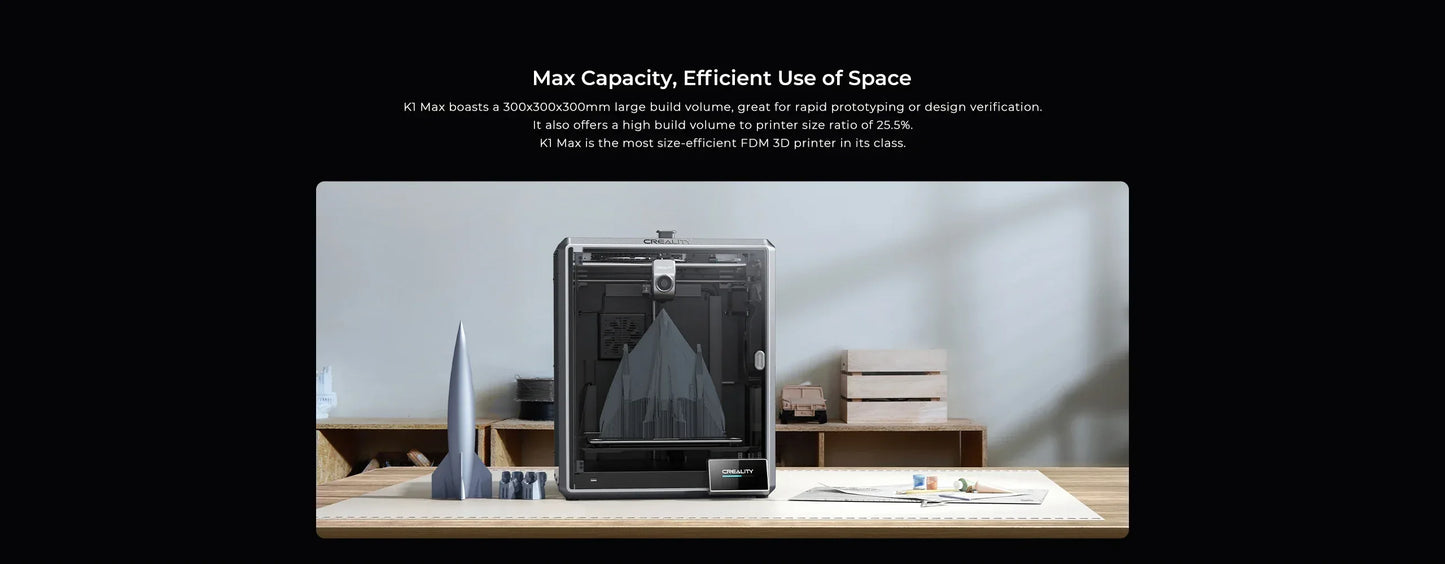 CREALITY 3D Printer K1SE/ K1C / K1MAX 3D Printer 600MM /S Dual-gear Direct Drive Extruder K1 MAX Printer