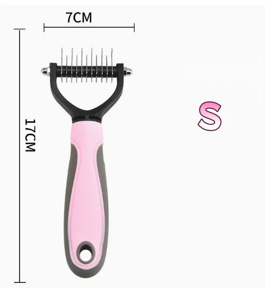 Professional Pet Deshedding Brush Dog Hair Remover Pet Fur Knot Cutter Puppy Cat Comb Brushes Dogs Grooming Shedding Supplies