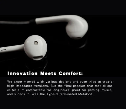 Venture Electronics VE monk metapod MM Semi-in-ear Headset mobile phone Type-c