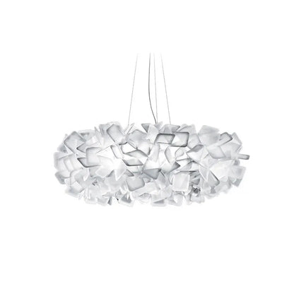 Modern Hanging Ceiling Lamp Chandelier for Living Room Lustre Petal Pendant Chandelier Bedroom Restaurant Black Indoor Lights