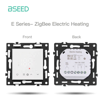 BSEED Zigbee Thermostat Modules Room Temperature Controller of Water/Electric Floor Heating Gas Boiler Tuya APP Work with Alex