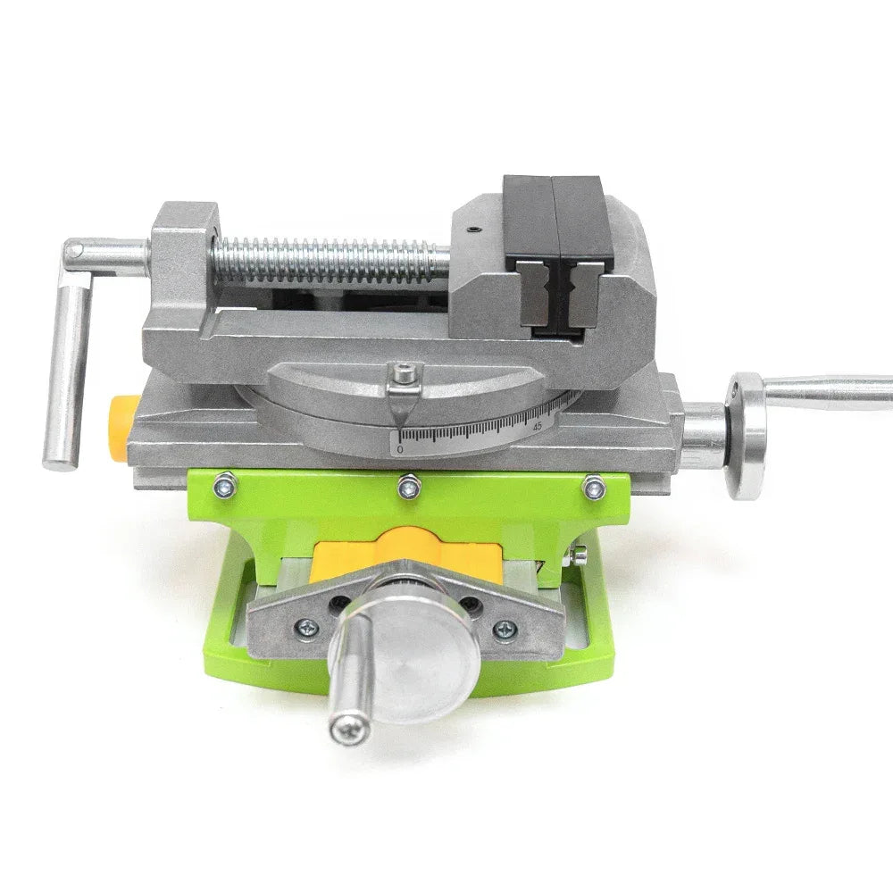 ALLSOME 2 in 1 Milling Drilling Precision Vise Swivel Base Table Aluminium Alloy Compound Worktable