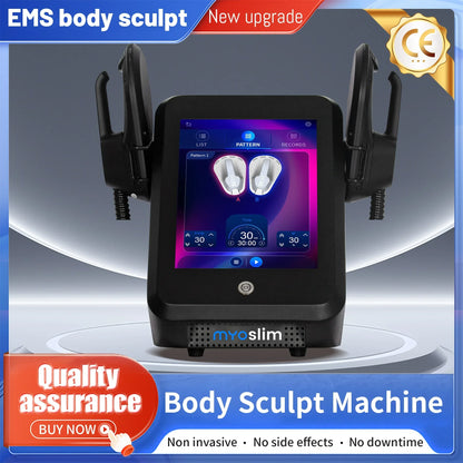 6500W EMS Body Sculpting Machine Myoslim Fat-Burning Muscle Stimulator RF Butt Lifting Slimming Device