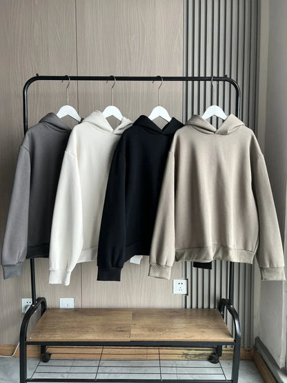 2024 Autumn/Winter new TRAF women's multi-color selection classic simple all-in-one hooded loose long-sleeved hoodie sweatpants
