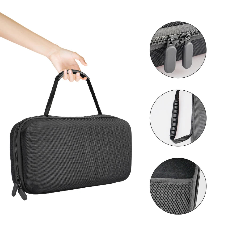 Hard EVA Microphone Storage Bag Transmitter Box Portable Bluetooth K Song Travel Carrying Case