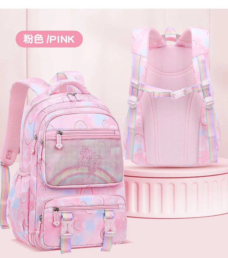 waterproof Children School Bag for Girls Primary princess school backpack Orthopedic Backpacks schoolbag kids Mochila Infantil