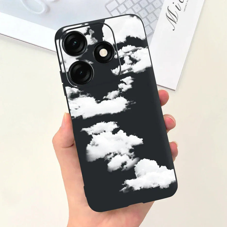 For Tecno Spark 20 Case Spark 20C BG7n Prety Girls Butterfly Painted Phone Case For Tecno Spark 20 Pro Spark20 C Soft TPU Fundas
