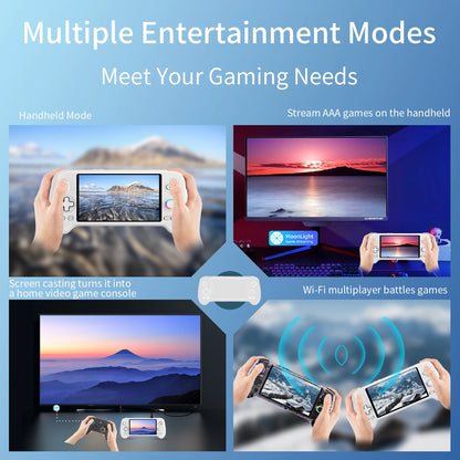 ANBERNIC RG557 Retro Handheld Game Video Player Console  Android 14 12G+256G 5.48 inch AMOLED Screen  512G PS2 PSP Games RG 557