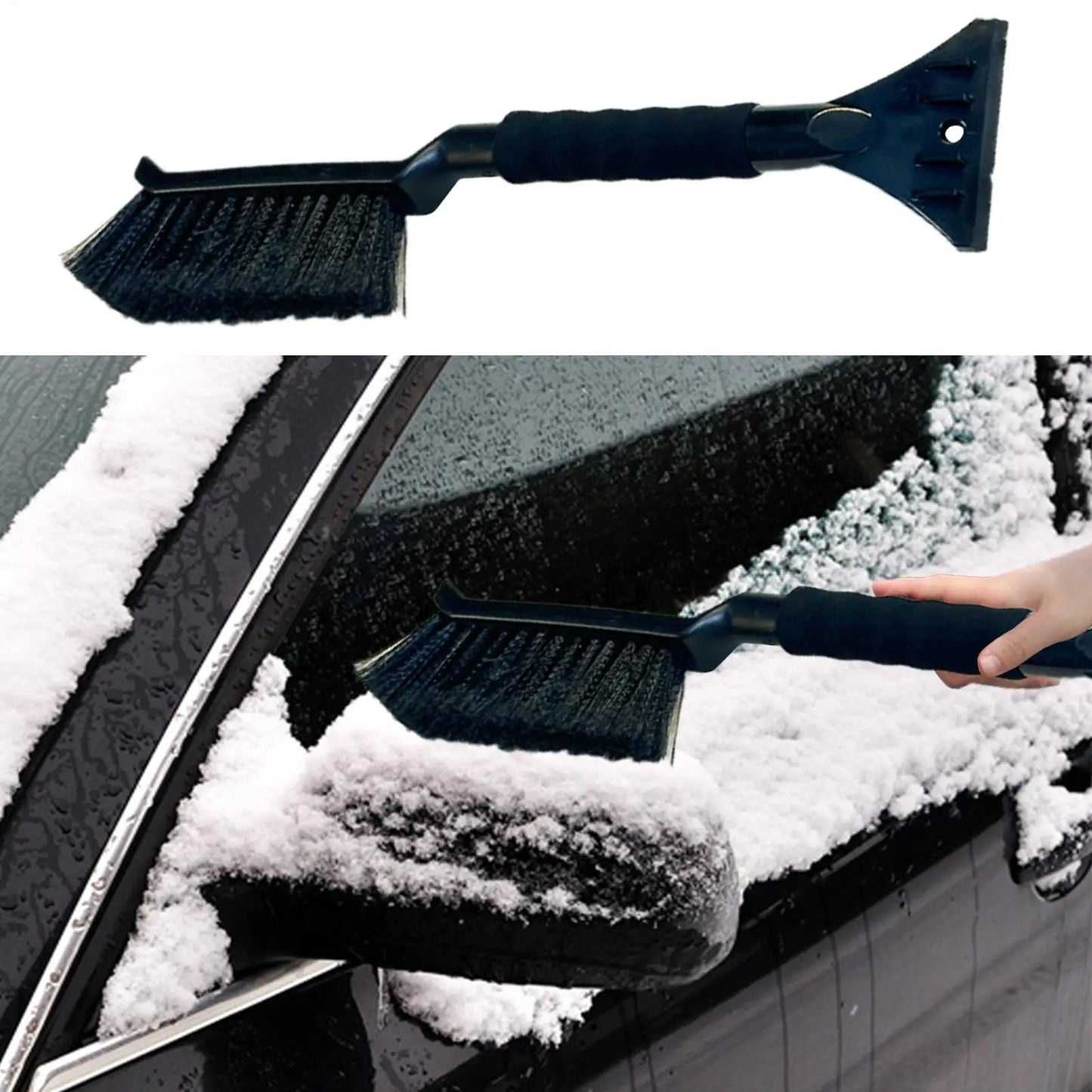 Ice Scrapers for Car Windshield Windshield Scraper for Ice and Snow Ergonomic Foam Grip Snow Cleaner for Car Window Ice Scraper