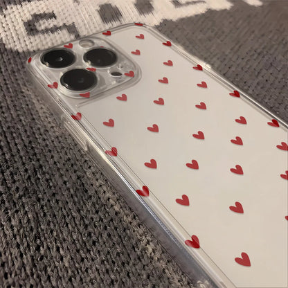 Luminous Love Case For iPhone 16 16E 15 11 12 13 14 Pro Max  For iPhone XR XS Max 8 Plus Back Cover