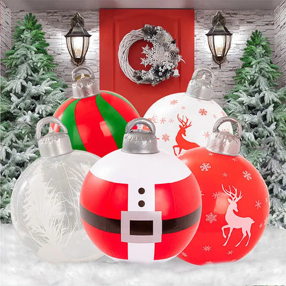 Multiple Styles Giant Inflatable Christmas Ball Home Outdoor Inflatable Decoration Christmas Snowman PVC Inflatable Decorated