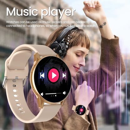 HOMEFISH Smart Watch Wireless Calling Multiple Sports Modes Music Player Health Tracking DIY Watch Faces Android iOS