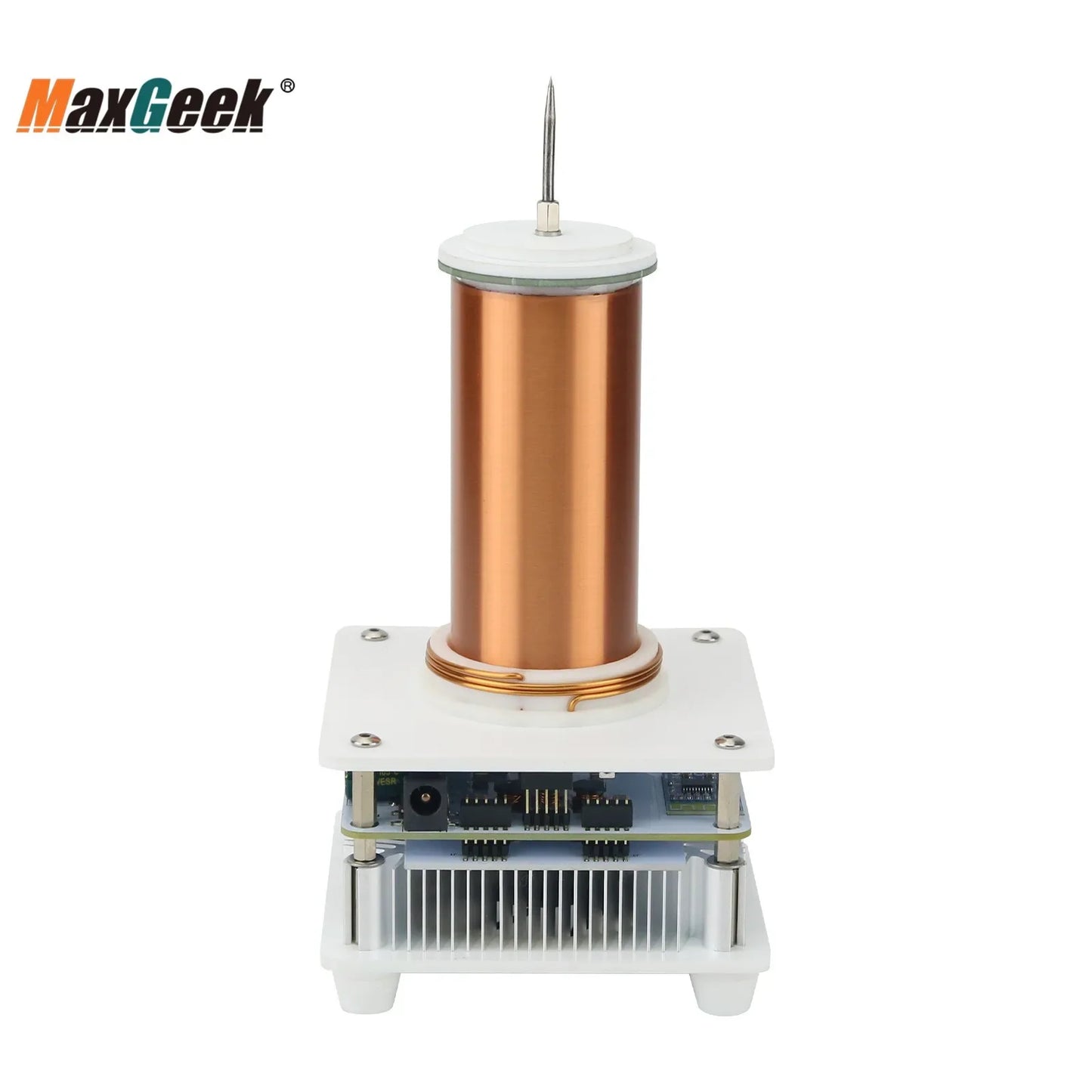 Wishcolor YSKJ-36 Blue/Golden Double Class E Tesla Coil with 10cm Thin Arc Support Music Bluetooth Playback