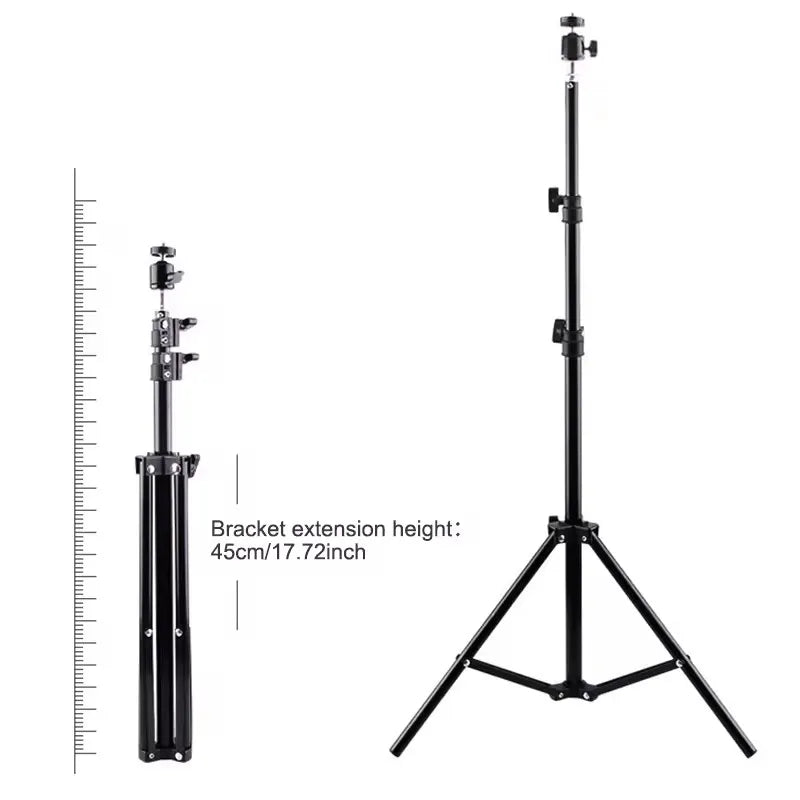 Xiaohui 50cm-160cm Universal Portable Bracket for HY300 Mini Projector Tripod Stand Mount Max load-bearing 3.3 pounds