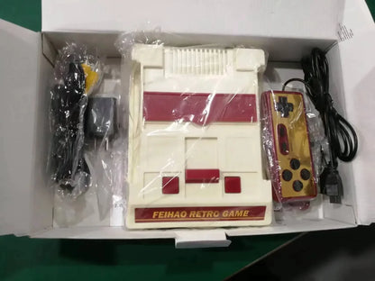 2025 8bit FH006 Retro AV output TV Video Game Console for FC/Dendy Games with 2pcs 1.5M Gamepads Built-in 121 Games