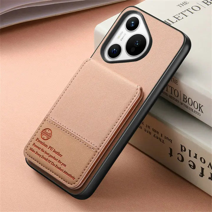 RFID Leather Luxury Case for Huawei Pura 70 Pro Plus 5G Card Cover Flip Back Shell Huawei Pura 70 Ultra Pura70 Pro+ Phone Cover