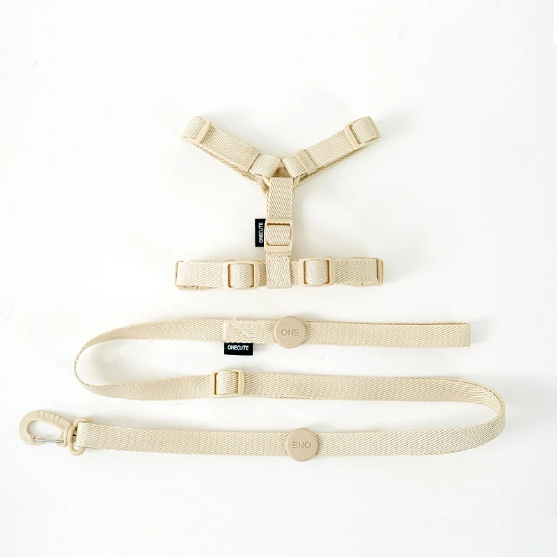 Dog Harness Dog Collar Dog Leash Macarone Color Cat Accessories Pet Small Dog Accessories Small Dog Harness Dog Supplies