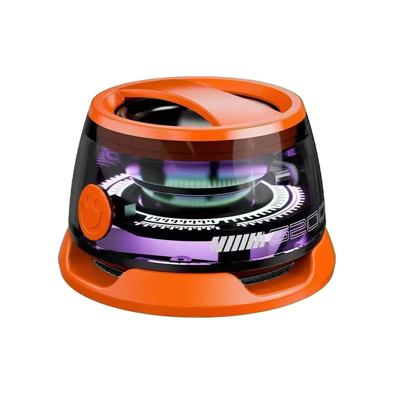 VIKEFON Portable Bluetooth Speaker HECATE G200 RGB Lighting Magnetic Speaker BT5.3 Mini Sound Box 7 Hours Playback Phone Holder