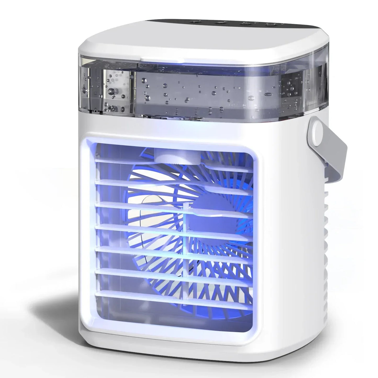 Portable Air Conditioner,3 Speed Personal Evaporative Air Cooler with Timer,450ml Water Tank Rechargeable,Quiet Portable Fan