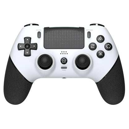 Wireless Gaming Controller 6 Axis Gyro Bluetooth Console Controller Macros Turbo Dual Vibration Hall Effect Joystick for PS4