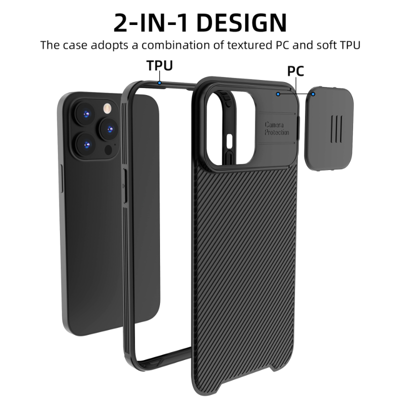 Magnetic Case For iPhone 17 16 16e 15 14 13 12 11 Pro Max Push window protection lens Cover
