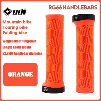 ODI Rubber Bicycle Grips 22mm Set Ergonomic MTB Handlebar Grips for Dirt Pit BMX And Mountain Bike in Purple Brown Pink Black
