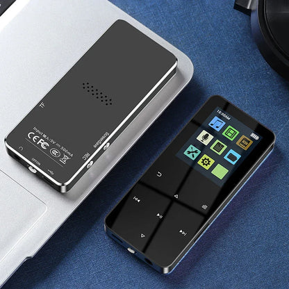 Mini 1.8 inch Metal Touch MP3 MP4 Music Player Bluetooth 5.0 Hifi Player Walkman Radio Video Play with 8/32GB Card E-book