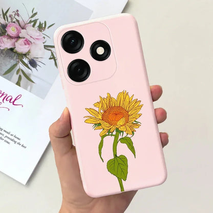 For Tecno Spark 20 Case Spark 20C BG7n Prety Girls Butterfly Painted Phone Case For Tecno Spark 20 Pro Spark20 C Soft TPU Fundas