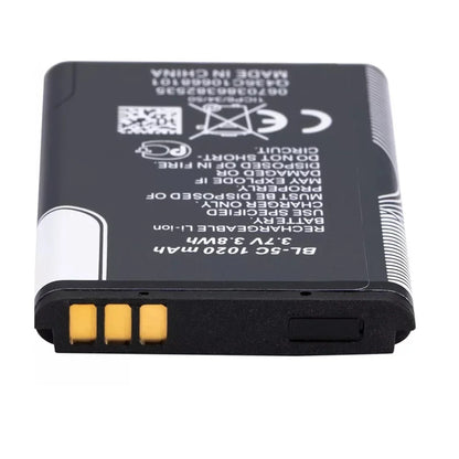 BL-5C BL5C 3.7V 1020mAh Lithium Polymer Phone Battery For Nokia 1100 1110 1200 1208 1280 2600 2700 3100 3110 5130 6230 1600