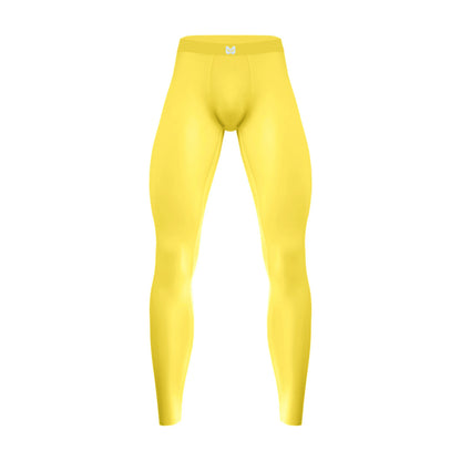 Men's Clothings Gym Pants Bulge Pouch Seamless Stretchy Tights Sweatpants Silky Yoga Pants Fitness Leggings Sports Cycling Pants