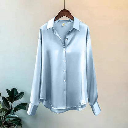 Office Lady Shirts And Blouses Woman Top Autumn Winter Korean Long Sleeve Button Elegance Sweet Casual Summer Fashion Shirts