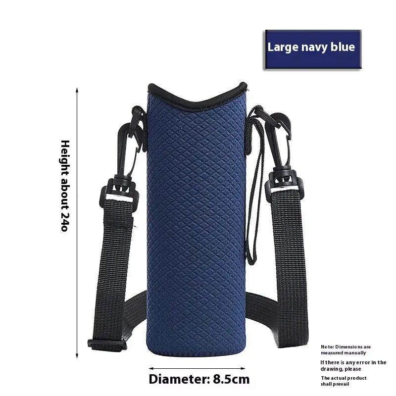 Portable Water Bottle Cover Insulated Bag Portable With Strap Water Bottle Case Cup Sleeve Vacuum Cup Sleeve Camping Accessories