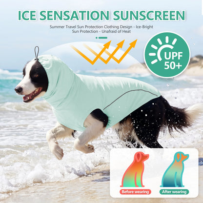 Dog Shirt,Cooling Vest Lightweight Breathable,Dog T-Shirts All-Season UV Protection Pet Clothes Quick Dry Soft Stretchy Shirt