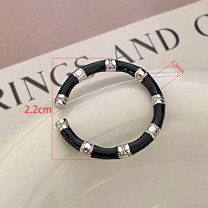 VENTFILLE 925 Sterling Silve Love Heart  Ring for Women Girl Gift Line Pearl Korean Sweet  Jewelry Birthday Gift Dropshipping