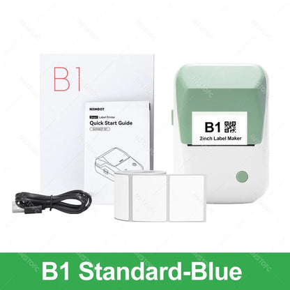 Niimbot B21 B1 Mini Portable Thermal Label Printer Office Supplies Adhesive Sticker Printers Maker Without Ink For Phone