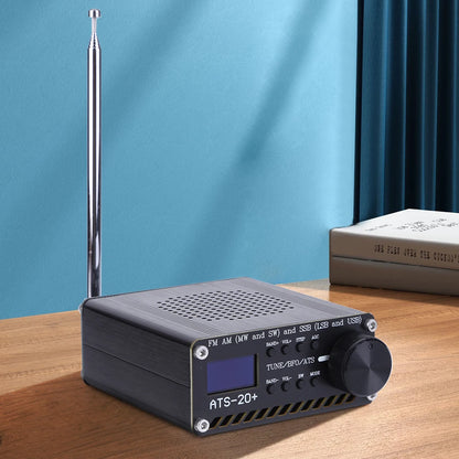 ATS-20+Si4732 Portable Handheld Radio Recorder 0.96 Inch OLED Screen Full Band Receiver Scanner FM AM MW&SW SSB LSB & USB