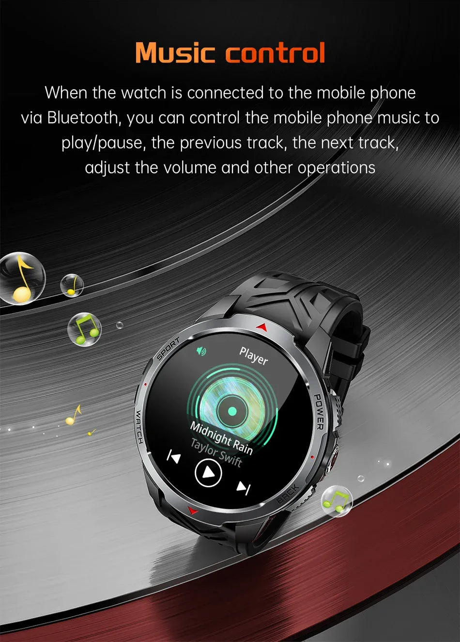 New T-Rex3 Pro 1100mAh Battery Smart Watch Men Compass 5ATM Waterproof Bluetooth Call Heart Rate Sports Run tracker Smartwatch