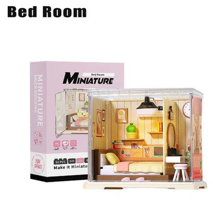 New DIY Miniature House Model with Soft Lights, High-Detail Quality, Easy 1-Hour Assembly, Perfect Birthday & Christmas Gift