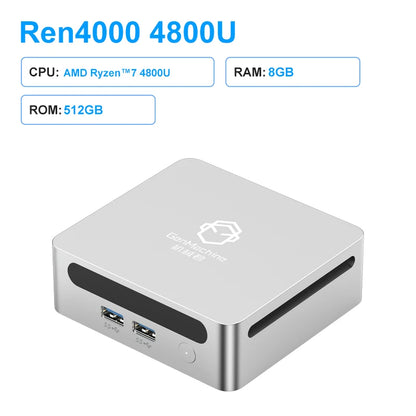 GenMachine AMD Ryzen™ 7 4800U Windows 11 Ryzen MINI PC DDR4 8 Core 16 Thread 1.8GHz Up to 4.2GHz TDP 15W WIFI6 BT5.2 4.2GHz