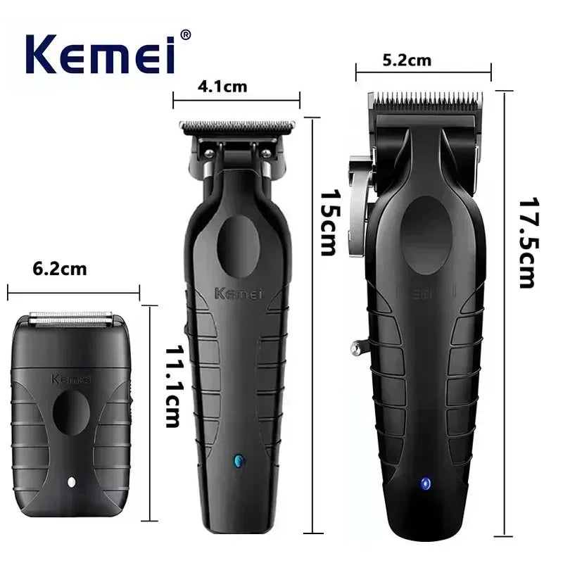 Kemei KM-2296 KM-2299 KM-T95 Professional Hair Clipper Kit or Blade Shaver Male Hair Cutting Machine Men’s Trimmer Machine