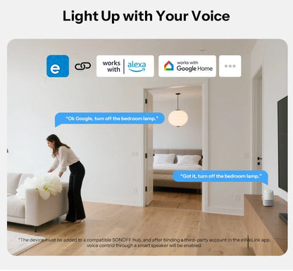 SONOFF Orb-ZBW1L Zigbee Smart Wall Switch Fusion Series ZBMINIL2-E No Neutral Required Seamless Integration With Home Assistant