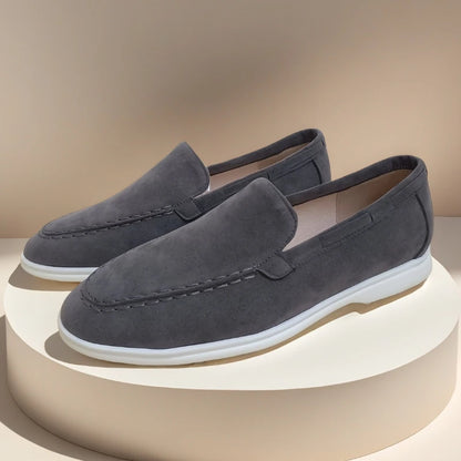 Fashion Classic Suede Leather Loafers Men Casual Shoes Luxury Brand Mens Breathable Slip on Driving Shoes Moccasins